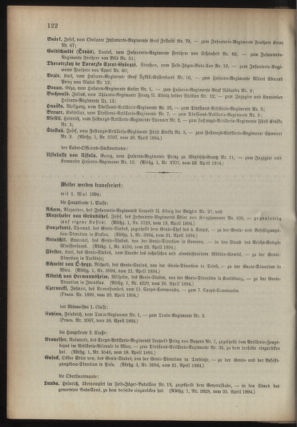 Kaiserlich-königliches Armee-Verordnungsblatt: Personal-Angelegenheiten 18940429 Seite: 18