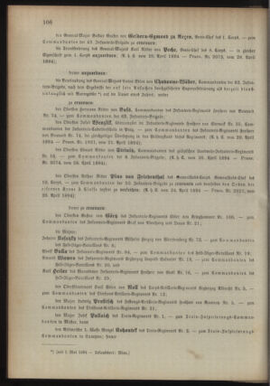 Kaiserlich-königliches Armee-Verordnungsblatt: Personal-Angelegenheiten 18940429 Seite: 2