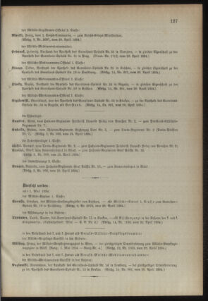 Kaiserlich-königliches Armee-Verordnungsblatt: Personal-Angelegenheiten 18940429 Seite: 23