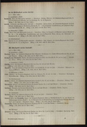 Kaiserlich-königliches Armee-Verordnungsblatt: Personal-Angelegenheiten 18940429 Seite: 25