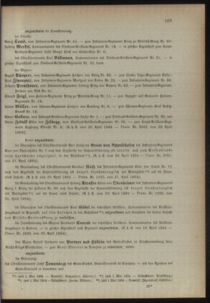 Kaiserlich-königliches Armee-Verordnungsblatt: Personal-Angelegenheiten 18940429 Seite: 3