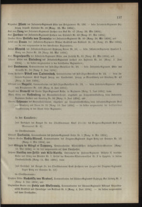 Kaiserlich-königliches Armee-Verordnungsblatt: Personal-Angelegenheiten 18940429 Seite: 33