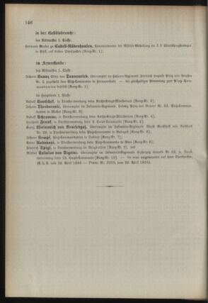 Kaiserlich-königliches Armee-Verordnungsblatt: Personal-Angelegenheiten 18940429 Seite: 42