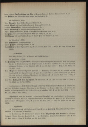 Kaiserlich-königliches Armee-Verordnungsblatt: Personal-Angelegenheiten 18940429 Seite: 7