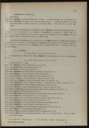 Kaiserlich-königliches Armee-Verordnungsblatt: Personal-Angelegenheiten 18940429 Seite: 9