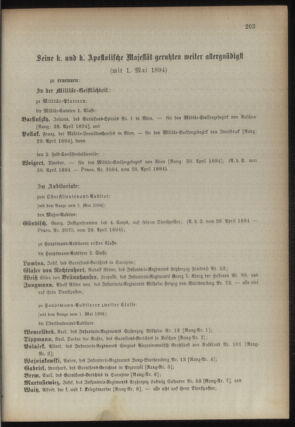 Kaiserlich-königliches Armee-Verordnungsblatt: Personal-Angelegenheiten 18940429 Seite: 99