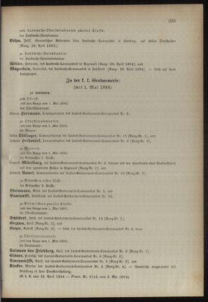 Kaiserlich-königliches Armee-Verordnungsblatt: Personal-Angelegenheiten 18940512 Seite: 15