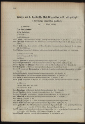 Kaiserlich-königliches Armee-Verordnungsblatt: Personal-Angelegenheiten 18940512 Seite: 16