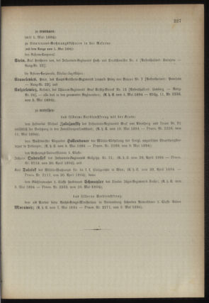 Kaiserlich-königliches Armee-Verordnungsblatt: Personal-Angelegenheiten 18940512 Seite: 7