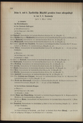 Kaiserlich-königliches Armee-Verordnungsblatt: Personal-Angelegenheiten 18940512 Seite: 8