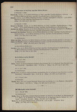 Kaiserlich-königliches Armee-Verordnungsblatt: Personal-Angelegenheiten 18940721 Seite: 6