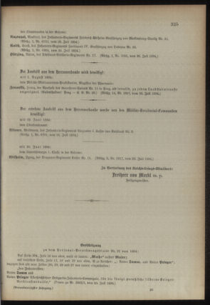 Kaiserlich-königliches Armee-Verordnungsblatt: Personal-Angelegenheiten 18940728 Seite: 5