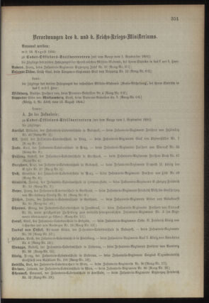 Kaiserlich-königliches Armee-Verordnungsblatt: Personal-Angelegenheiten 18940818 Seite: 7