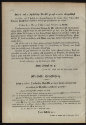 Kaiserlich-königliches Armee-Verordnungsblatt: Personal-Angelegenheiten 18940923 Seite: 2