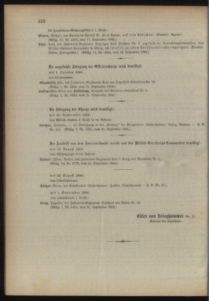 Kaiserlich-königliches Armee-Verordnungsblatt: Personal-Angelegenheiten 18940926 Seite: 10