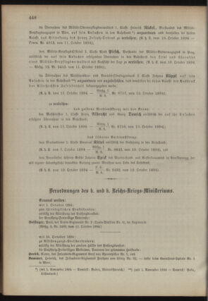 Kaiserlich-königliches Armee-Verordnungsblatt: Personal-Angelegenheiten 18941013 Seite: 4