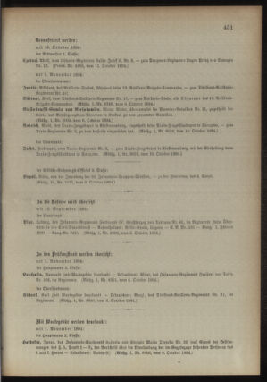 Kaiserlich-königliches Armee-Verordnungsblatt: Personal-Angelegenheiten 18941013 Seite: 7