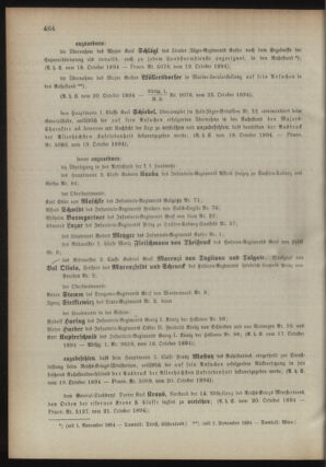 Kaiserlich-königliches Armee-Verordnungsblatt: Personal-Angelegenheiten 18941023 Seite: 6