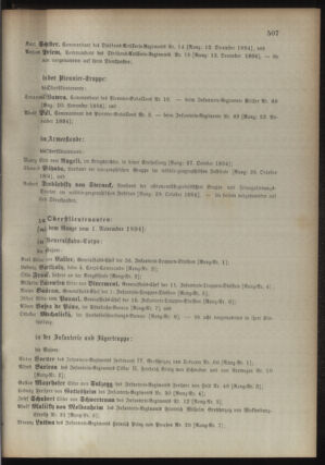 Kaiserlich-königliches Armee-Verordnungsblatt: Personal-Angelegenheiten 18941029 Seite: 33