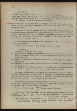 Kaiserlich-königliches Armee-Verordnungsblatt: Personal-Angelegenheiten 18941029 Seite: 4