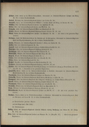 Kaiserlich-königliches Armee-Verordnungsblatt: Personal-Angelegenheiten 18941029 Seite: 43