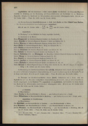 Kaiserlich-königliches Armee-Verordnungsblatt: Personal-Angelegenheiten 18941029 Seite: 6