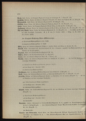 Kaiserlich-königliches Armee-Verordnungsblatt: Personal-Angelegenheiten 18941029 Seite: 96