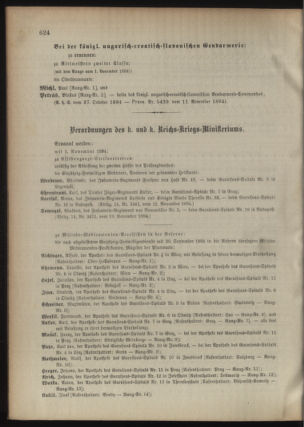 Kaiserlich-königliches Armee-Verordnungsblatt: Personal-Angelegenheiten 18941114 Seite: 32