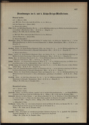 Kaiserlich-königliches Armee-Verordnungsblatt: Personal-Angelegenheiten 18941222 Seite: 3