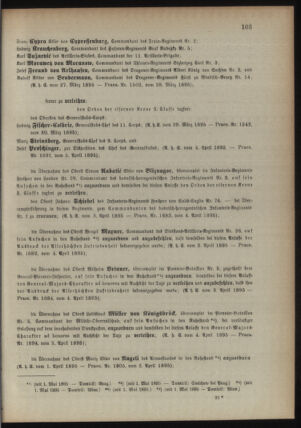 Kaiserlich-königliches Armee-Verordnungsblatt: Personal-Angelegenheiten 18950405 Seite: 3