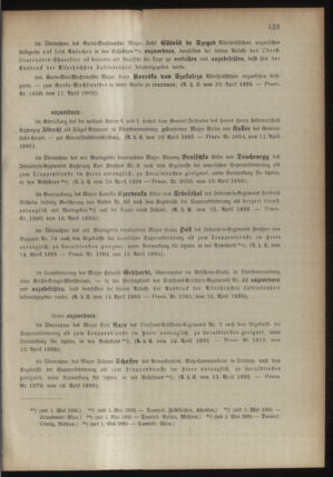 Kaiserlich-königliches Armee-Verordnungsblatt: Personal-Angelegenheiten 18950420 Seite: 5