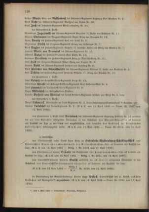 Kaiserlich-königliches Armee-Verordnungsblatt: Personal-Angelegenheiten 18950420 Seite: 8