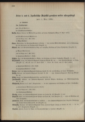 Kaiserlich-königliches Armee-Verordnungsblatt: Personal-Angelegenheiten 18950428 Seite: 92