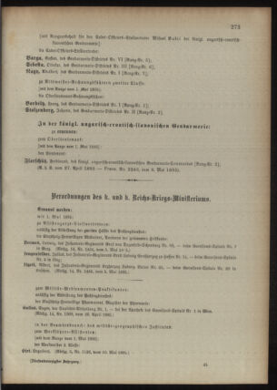 Kaiserlich-königliches Armee-Verordnungsblatt: Personal-Angelegenheiten 18950511 Seite: 25