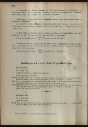 Kaiserlich-königliches Armee-Verordnungsblatt: Personal-Angelegenheiten 18950518 Seite: 2