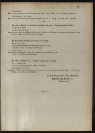 Kaiserlich-königliches Armee-Verordnungsblatt: Personal-Angelegenheiten 18950727 Seite: 11