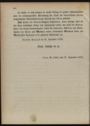 Kaiserlich-königliches Armee-Verordnungsblatt: Personal-Angelegenheiten 18950928 Seite: 2