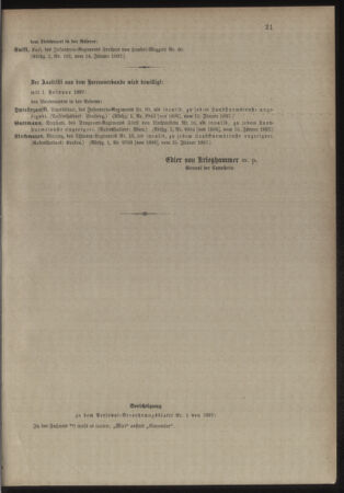 Kaiserlich-königliches Armee-Verordnungsblatt: Personal-Angelegenheiten 18970120 Seite: 7