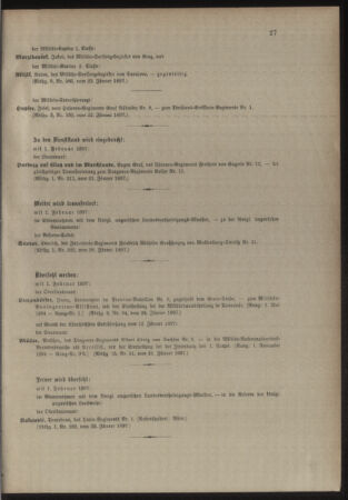 Kaiserlich-königliches Armee-Verordnungsblatt: Personal-Angelegenheiten 18970129 Seite: 5