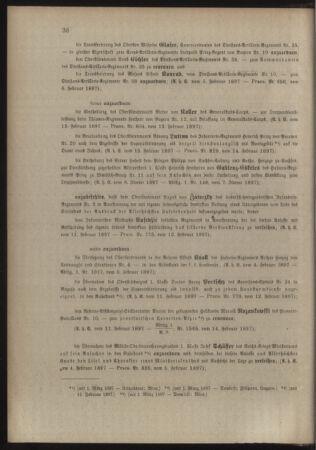 Kaiserlich-königliches Armee-Verordnungsblatt: Personal-Angelegenheiten 18970216 Seite: 2