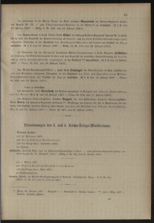 Kaiserlich-königliches Armee-Verordnungsblatt: Personal-Angelegenheiten 18970226 Seite: 3