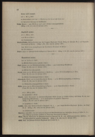 Kaiserlich-königliches Armee-Verordnungsblatt: Personal-Angelegenheiten 18970226 Seite: 4