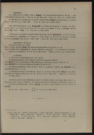 Kaiserlich-königliches Armee-Verordnungsblatt: Personal-Angelegenheiten 18970320 Seite: 3