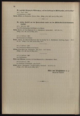 Kaiserlich-königliches Armee-Verordnungsblatt: Personal-Angelegenheiten 18970327 Seite: 10