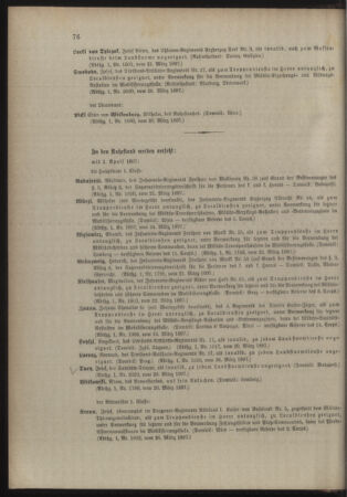 Kaiserlich-königliches Armee-Verordnungsblatt: Personal-Angelegenheiten 18970327 Seite: 12