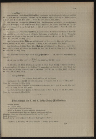 Kaiserlich-königliches Armee-Verordnungsblatt: Personal-Angelegenheiten 18970327 Seite: 3