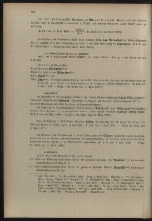 Kaiserlich-königliches Armee-Verordnungsblatt: Personal-Angelegenheiten 18970413 Seite: 10