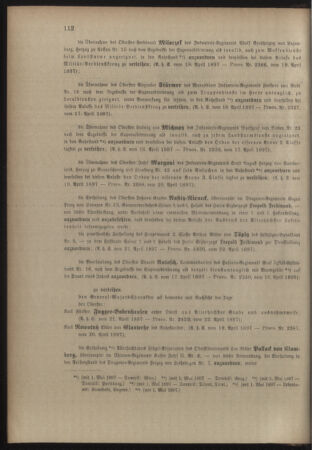 Kaiserlich-königliches Armee-Verordnungsblatt: Personal-Angelegenheiten 18970424 Seite: 2