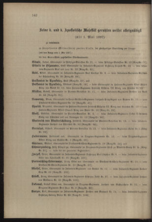 Kaiserlich-königliches Armee-Verordnungsblatt: Personal-Angelegenheiten 18970424 Seite: 32