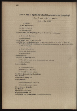 Kaiserlich-königliches Armee-Verordnungsblatt: Personal-Angelegenheiten 18970424 Seite: 60